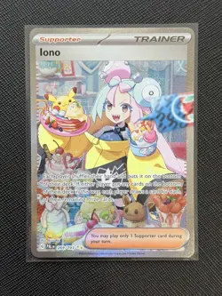 Iono 269/193 SV02: Paldea Evolved Special Illustration Rare Pokemon Card - Image 1