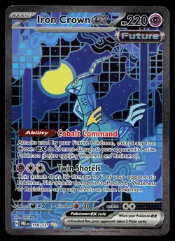 Pokemon Card - Iron Crown ex Prismatic Evolutions 158/131 - Image 1