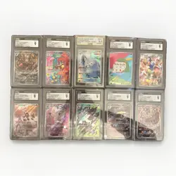 Pokemon CGC AGS Graded Lot of 10 Slabs Cards Japanese Art Rare - Image 1