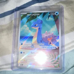Pokemon Misty's Lapras Full Art Holo Water Card 194/182 English 2023 - Image 1