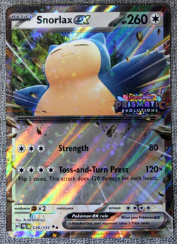 Snorlax ex (Prismatic Evolution Stamped) 076/131 Miscellaneous Cards & Products - Image 1