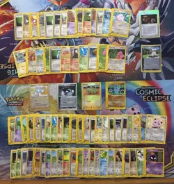 Vintage Pokemon Card Lot E Series Fire Sneasel Jigglypuff Gastly 76 Cards - Image 1