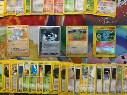 Vintage Pokemon Card Lot E Series Fire Sneasel Jigglypuff Gastly 76 Cards - Image 4