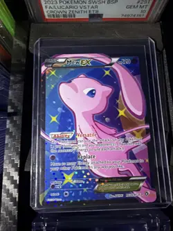 Pokemon Mew-EX TCG Legendary Treasures Full Art Ultra Rare Card RC24/RC25 - Image 1