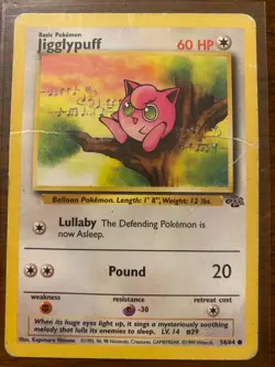 Jigglypuff pokemon 7 card bundle. TOPPS, 2004, 1996-98 - Image 2