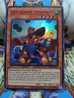 Yugioh Quickdraw Synchron Red Ultra Rare LDS3-EN117 1st Ed NM - Image 1