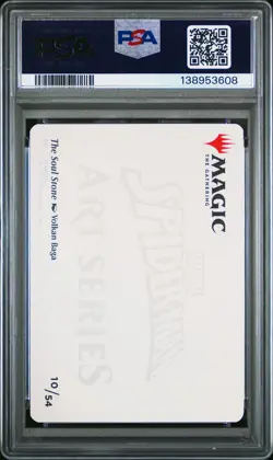 2025 MTG MARVEL'S SPIDER-MAN ART SER GOLD STAMPED #10 THE SOUL STONE PSA 10 - Image 2