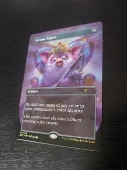 1x Arcane Signet, Confetti Foil, Secret Lair Furby - 7068, Magic MTG NM - Image 3