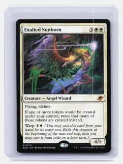 Exalted Sunborn Magic The Gathering Edge of Eternities #15 Mythic - Image 1