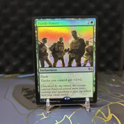 MTG Turtle Power! Teenage Mutant Ninja Turtles Foil - Image 1
