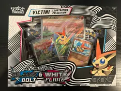 Pokemon TCG: Black Bolt & White Flare Victini Illustration Collection Box Sealed - Image 1