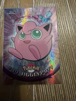 2000 Pokemon Topps Chrome Jigglypuff SPECTRA! - Image 1