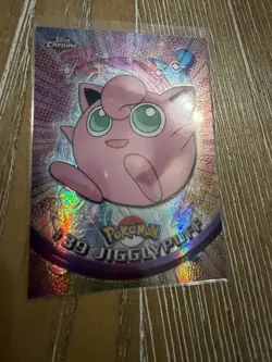 2000 Pokemon Topps Chrome Jigglypuff SPECTRA! - Image 2