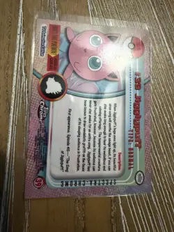 2000 Pokemon Topps Chrome Jigglypuff SPECTRA! - Image 3
