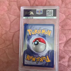 1999 Pokemon Jungle MR. Mime #6 Holo No Symbol Misprint PSA 8 - Image 2