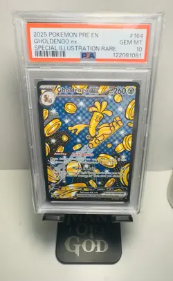 Pokemon Gholdengo ex 164/131 Prismatic Evolutions Special Illustration PSA 10 - Image 1