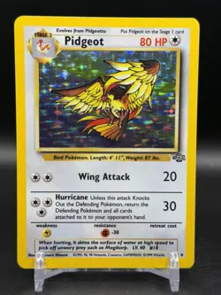Pidgeot Holo Rare 8/64 1999 Pokemon Jungle English WOTC NM - Image 1