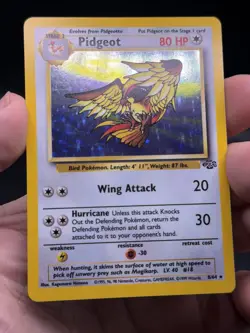 Pidgeot Holo Rare 8/64 1999 Pokemon Jungle English WOTC NM - Image 3