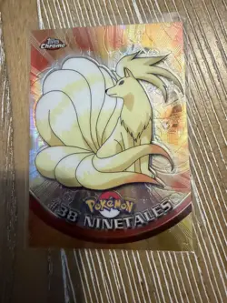 2000 Pokemon Topps Chrome Ninetales SPECTRA! - Image 2