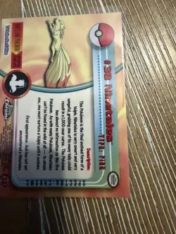 2000 Pokemon Topps Chrome Ninetales SPECTRA! - Image 3