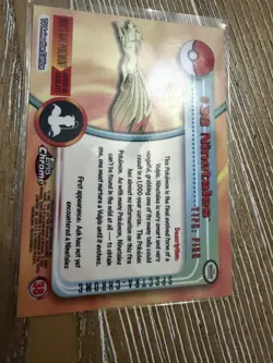 2000 Pokemon Topps Chrome Ninetales SPECTRA! - Image 4
