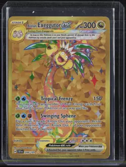 2024 Pokemon Surging Sparks Hyper Rare #248 Alolan Exeggutor ex - Image 1
