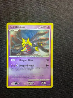 Pokemon TCG Giratina Lv. 70 Platinum 28/127 Cosmos Holo Rare LP - Image 1