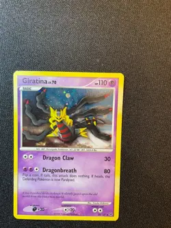 Pokemon TCG Giratina Lv. 70 Platinum 28/127 Cosmos Holo Rare LP - Image 3