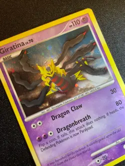 Pokemon TCG Giratina Lv. 70 Platinum 28/127 Cosmos Holo Rare LP - Image 4
