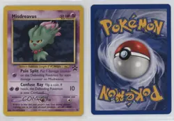 Misdreavus Pokemon WOTC Black Star #39 1999 - Image 3