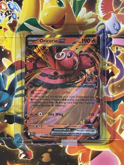 Pokemon Oricorio EX Holo 018/094 Me02: Phantasmal Flames TCG Card - Image 1