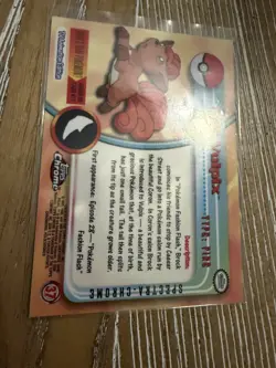 2000 Pokemon Topps Chrome Vulpix SPECTRA! - Image 4
