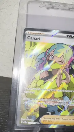 Canari 257/217 Full Art Trainer Pokemon TCG Ascended Heroes Pack Fresh PSA - Image 2