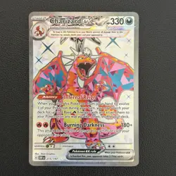 Pokemon TCG Charizard ex 215/197 Obsidian Flames Ultra Rare - NM - Image 1