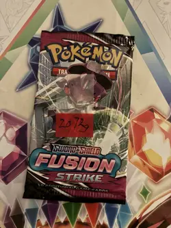 Very Heavy! 20.72 Gram Pokemon Fusion Strike Booster Pack Sealed - Image 2