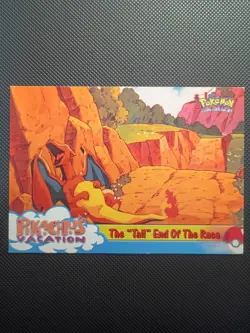 Pokemon Charizard The "Tail" End of the Race Pikachu's Vacation #50 Black Logo - Image 1