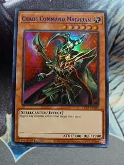 Yugioh Chaos Command Magician Blue Ultra Rare LDS3-EN083 1st Ed NM - Image 1