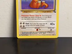 Dragonite 19/62 Fossil Regular Rare 1999 WOTC Pokemon TCG Vintage MP - Image 3