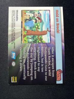 Pokemon Topps 2001 Hold on Brock Screen Snaps 05 - Image 2