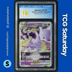 2022 POKEMON SWSH PKMN GO JP #031/071 MEWTWO VSTAR TRIPLE RARE CGC PRISTINE 10 - Image 1