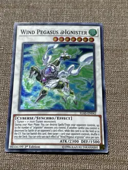 Yugioh Wind Pegasus @Ignister IGAS-EN042 Super Rare 1st Edition - Image 1