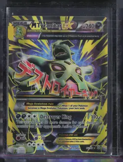 2015 Pokemon XY Ancient Origins #92 M Tyranitar EX - Image 1