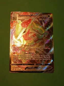 Pokemon Sword & Shield Evolving Skies Rayquaza vmax 111/203 Ultra Rare - Image 3