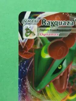 Pokemon Sword & Shield Evolving Skies Rayquaza vmax 111/203 Ultra Rare - Image 4