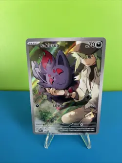 Pokemon TCG N's Zorua 189 Journey Together Promo - Image 1