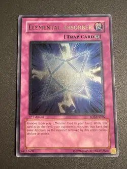 YuGiOh | Elemental Absorber | EOJ-EN056 | 1st Edition | Ultra Rare | MP | Holo - Image 1