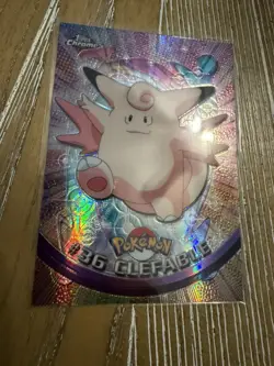 2000 Pokemon Topps Chrome Clefable SPECTRA! - Image 1