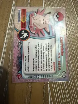 2000 Pokemon Topps Chrome Clefable SPECTRA! - Image 2
