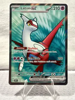 Latias Ex 220/191 - Full Art Ultra Rare - Surging Sparks Pokemon TCG NM - Image 1