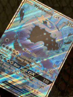 WISHIWASHI GX ~ Pokemon TCG: Sun & Moon GUARDIANS RISING FULL ART - Image 3